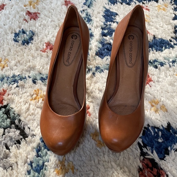 Corso Como platform heels - saddle - size 8.5 - Picture 2 of 5